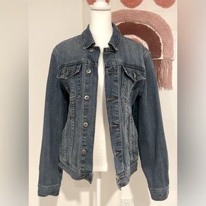 TOPMAN Denim Blue Jean Jacket Lined Size Small/XSmall VGUC